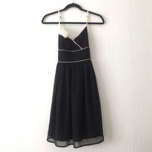 Fire Los Angeles - LBD with white rosettes, S
